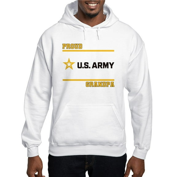 CafePress - Proud Army Grandpa Black And Gold Sweatshirt - Pullover Hoodie, Hooded Sweatshirt