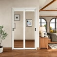 thumbnail image 2 of 48" x 80" 1 Lite Mirrored Closet Sliding Door with Hardware Kit & Handles, 2 of 7