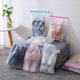 thumbnail image 4 of 1 bolsa de almacenamiento de zapatos de PVC transparente, organizador de armario, con cremallera de viaje, cordón, impermeable, bolsillo, bolsas para colgar ropa clasificadas, 4 of 5