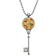 thumbnail image 1 of Hojas en abanico Japon Arte ukiyo - e Colgante Collar Vintage Llavero Plata Joyas Unbranded  M, 1 of 3