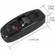 thumbnail image 2 of Yangfei 6pcs Interruptor de lámpara, interruptor basculante 250V 10A Cable de línea Interruptor basculante Interruptor intermedio con luz indicadora LED (Negro), 2 of 5
