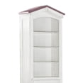 thumbnail image 3 of Acme Tree House Bookcase Cabinet, Pink & White Finish, 3 of 6