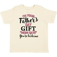 thumbnail image 3 of Inktastic Im Your Fathers Day Gift Mom Says Youre Welcome in Pink Boys or Girls Toddler T-Shirt, 3 of 5