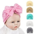 thumbnail image 4 of Newborn Hat Nice-looking Wide Application  Lace Bowknot Baby Cap Shooting Props, 4 of 10