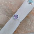 thumbnail image 3 of Natural Alexandrite Ring, 925 Sterling Silver Ring Color Change Stone Ring, Round Cut Alexandrite Ring, Ring for Gift, 3 of 3