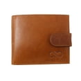 thumbnail image 2 of Adam Burke Natural Cow Leather Bifold Mens Wallet Tan 27AB12, 2 of 5