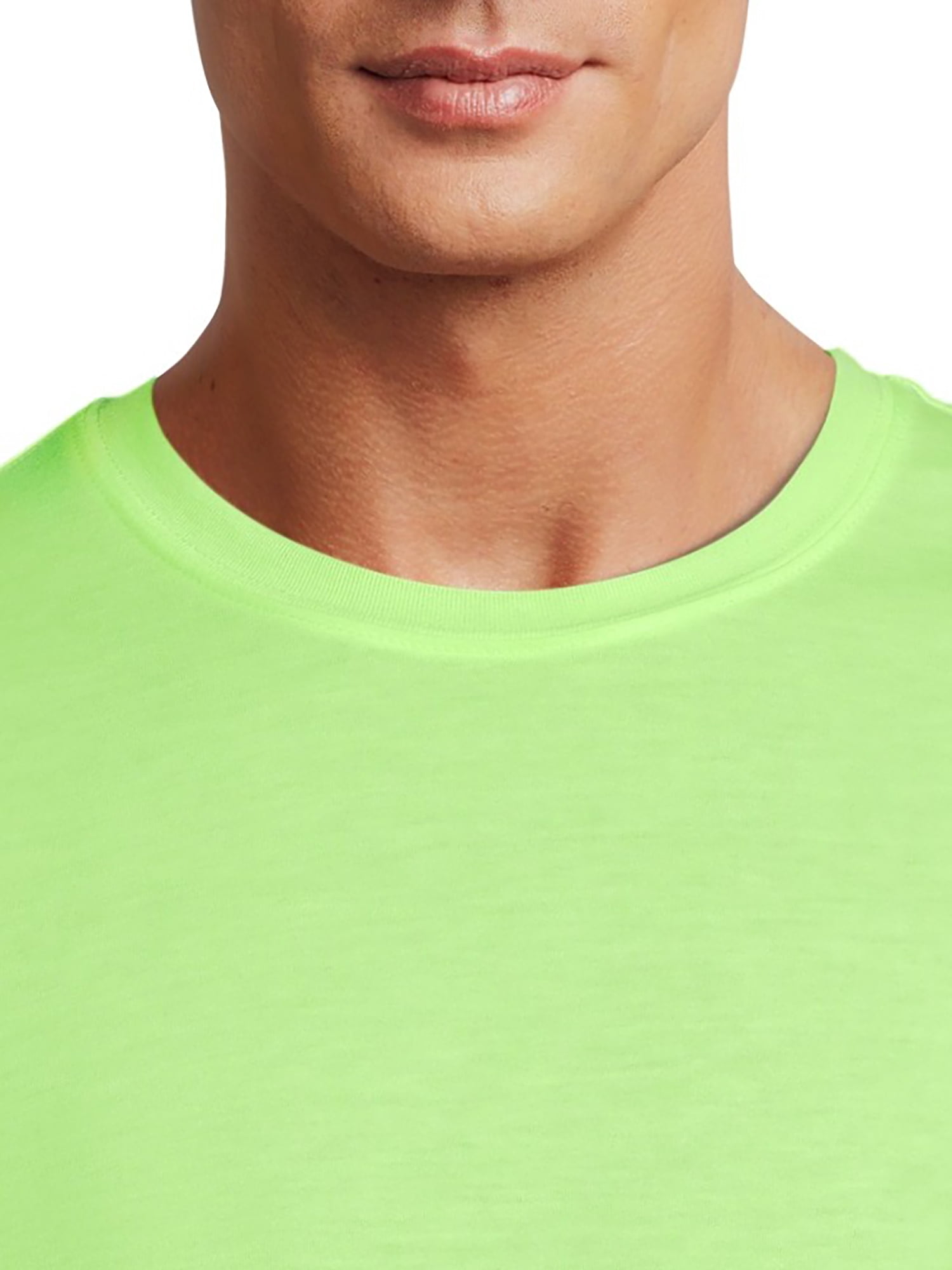 Athletic Works Men's and Big Men's Crew Neck Tee, 2-Pack, Sizes S-4XL