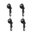 thumbnail image 1 of 4Pcs Heavy Duty Suction Cup with D Ring 360 Rotating Camping Suction Hooks Car Suction Cups Anchor, 1 of 5