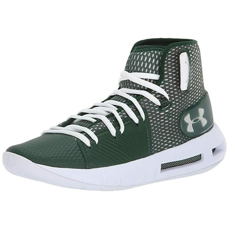 Under Armour Men's HOVR Havoc Basketball Shoe, Forest Green/White, 13 D(M)