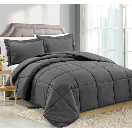 Clara Clark Luxury Down Alternative Reversible Comforter Set