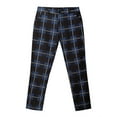 thumbnail image 3 of TRKIYQC Pantalones de vestir para hombre a cuadros, ajustados, ajustados, elásticos, de corte regular, pantalones casuales de negocios TRKIYQC moda, 3 of 9