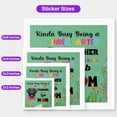 thumbnail image 5 of Kinda Busy Being Kindergarten Teacher and Labrador Retriever Mom Vinyl Sticker Lab Dog Lover Gifts Waterproof Decal Art Decor - 02005, 5 of 5