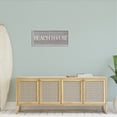 thumbnail image 2 of Stupell Industries Beach House Vintage Sign Rustic Shell Design Framed Wall Art, 30 x 13, Design by Daphne Polselli, 2 of 7