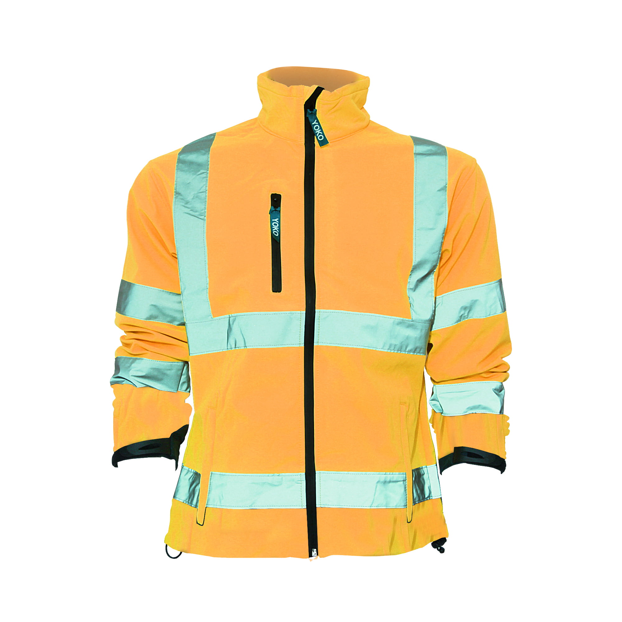 Blaklader Workwear High Vis Winter Jacket Yellow/Navy Blue M 