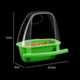 thumbnail image 6 of Pebbuoy Bird Feeder Clear Dual-Purpose Feeder with Perch Easy Installation Parrot Water Feeder Bird Supplies, 6 of 8