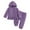 A02-A2 Purple, variant on Toddler Baby Girl Clothes Long Sleeve Pullover Sweatshirt Stretch Jogger Pants Fall Winter Cow Print Outfits (Black,2-3 Years)