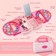 thumbnail image 2 of Juego De Maquillaje Para Niñas Maquillaje Lavable 58pzs Rosa, 2 of 4