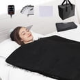 thumbnail image 2 of Far Infrared Sauna Blanket for Detox – Portable Home Relaxation System with 95-185 ℉   Adjustable Temperature & 60-Min Timer, 2 of 7
