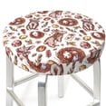 thumbnail image 3 of Fotbe Rabbit And Egg Stool Covers Round,Waterproof Round Bar Stool Covers Bar Chair Covers Washable Stool Cushion Slipcover for 12-14 Inch Chair-14 inch, 3 of 7
