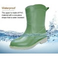 thumbnail image 2 of AUXDIQ Wellington Boots Women Mid-calf Wellies Waterproof Rain Boots Outdoor Garden Shoes, 2 of 6