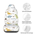 thumbnail image 4 of Fotbe Dinosaur Funda para Asiento de Auto con Estampado – Impermeable y Antisudor – Ajuste Universal, Lavable a Máquina, Antideslizante (1 Pieza), 4 of 5