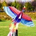 thumbnail image 3 of Mint's Colorful Life Rainbow Phoenix Kite for Kids and Adults, Easy to Fly Large Beach Kites, 3 of 7