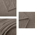 thumbnail image 4 of Frazada Manta de franela color marrón café, suave, ligera y lavable, ideal para sofá, cama u oficina. Manta de forro polar cálida para todas las estaciones (1 pieza). Rkxzt, 4 of 9