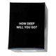 thumbnail image 1 of How Deep Will You Go Board Game For Adults 99 Question And Challenge Cards For Deepen Connection Fu, 1 of 5