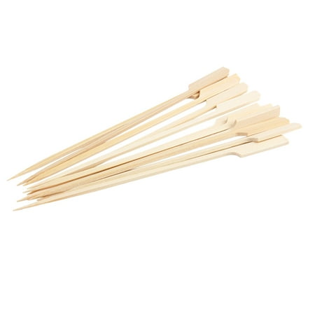 

180pcs 20cm Bamboo Paddle Picks Bamboo BBQ Appetizer Skewers Roasting Sticks Food Picks for BBQ