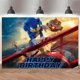 thumbnail image 3 of Fondo de Sonic para fiesta de cumpleaños de niños, decoración de dibujos animados de erizo, fondo para fotografía, pancarta, póster, utilería para estudio de baby shower, 3 of 5