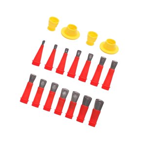 18Pcs Profession Kit de cauling en acier inoxydable applicateur Sealant Tool Set