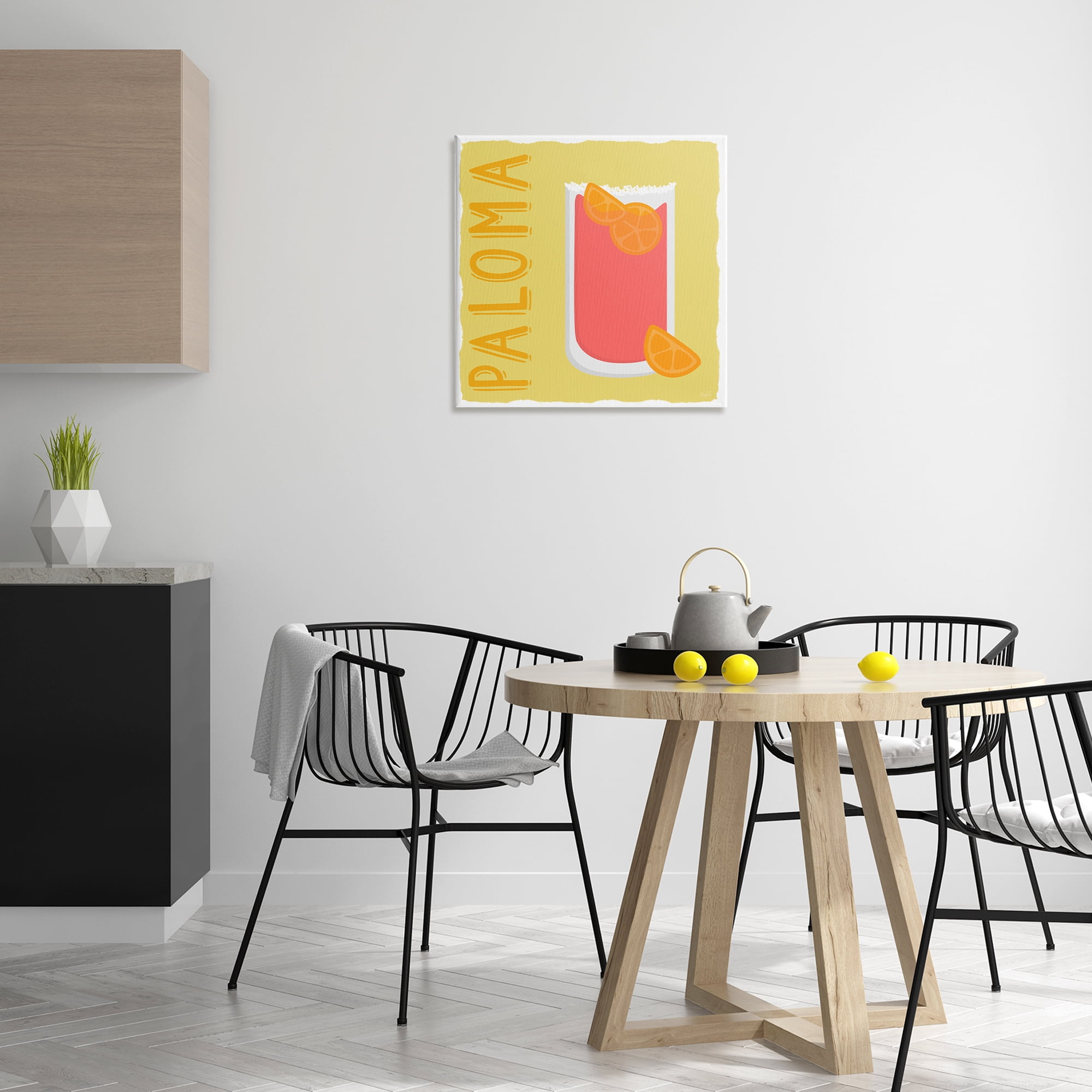 Stupell Industries Paloma Cocktail Drink Food & Beverage Painting Wrapped Canvas Art Print Wall Art, 24 x 24