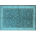 thumbnail image 1 of Ahgly Company Indoor Rectangle Oriental Light Blue Industrial Area Rugs, 5' x 7', 1 of 4