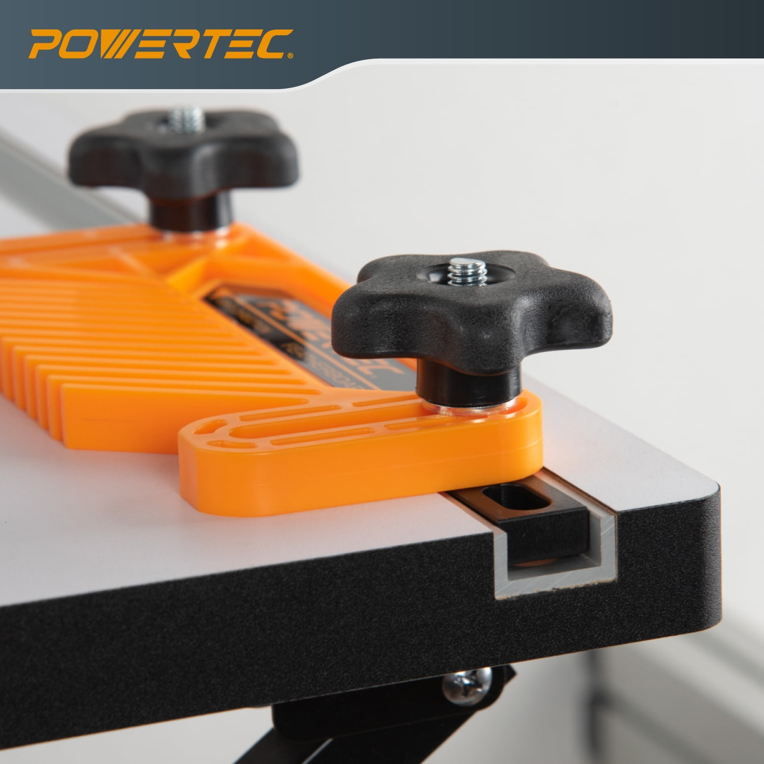 POWERTEC 4PK Featherboards for Table Saw, Router Table, Router Fence and Band Saw. Woodworking Tools & Accessories To Reduce Kickback and Increase Safety, 72027
