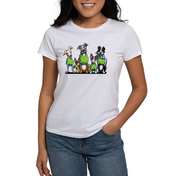 CafePress - Adopt Shelter Dogs T Shirt - Women's Classic T-Shirt