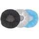 thumbnail image 5 of Sidaley 100x almohadillas para los oídos, auriculares montados en la cabeza, fundas elásticas transpirables de un solo , accesorios para Relojes inteligentes Negro, 5 of 6
