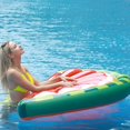 thumbnail image 4 of Cojín de escape flotante inflable de media sandía LIUXGMXG, 4 of 5