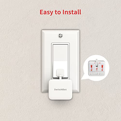 SwitchBot Smart Switch Button Pusher - No Wiring, Wireless App or