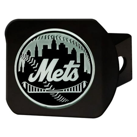 Fan Mats 26645 Sport Black MLB Hitch Cover with New York Mets Logo for ...
