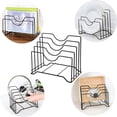 thumbnail image 4 of Lid Holder Storage Lid Pan Cupboard Pantry Rack Organizer Multifunctional Kitchen Cut Table Organizer Storage Holder, 4 of 5