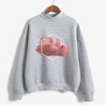 thumbnail image 2 of Gibobby Sudaderas para mujer oferta Sudaderas de moda de gran tamaño para mujer con cuello alto manga larga trajes de otoño 2023(Gris,M), 2 of 3