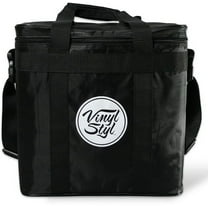 Vinyl Styl® Padded Carrying Case for Records and Portable Turntables (Black)  [VINYL ACCESSORIES] Large Item Exception