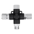 thumbnail image 4 of Tnarru Airbrush Adapter Accessories, Airbrush, Stable Airbrush Hose Connection, Adjustment, Airbrush Disconnect Connection, Air Hose Adapter without Adjust Knob, 4 of 8
