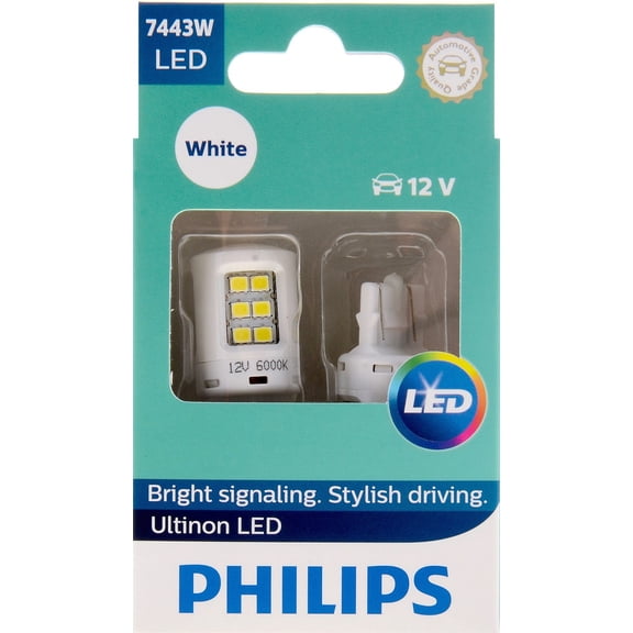 Philips Ultinon 7443W White LED, 2 Pack