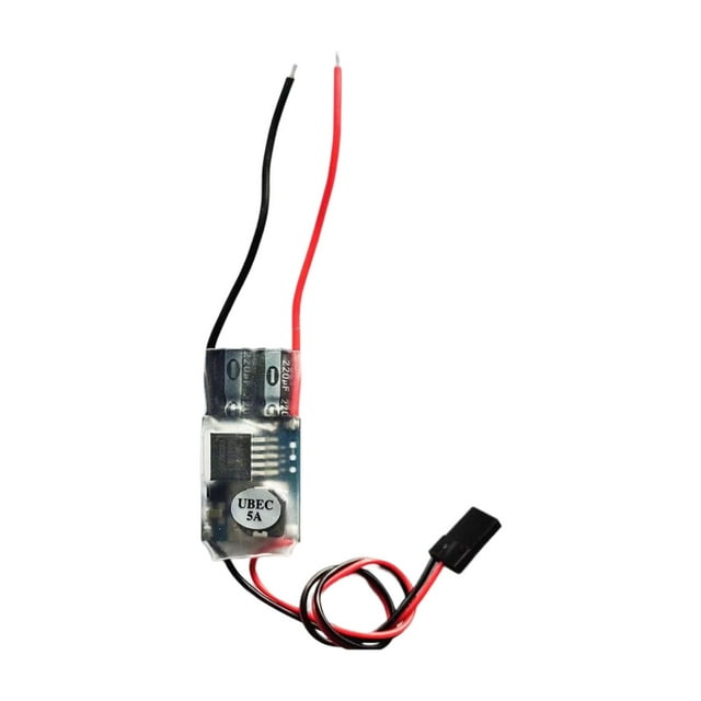 mmirethe Récepteur d'Hélicoptère et d'Avion, Servocommande d'Alimentation avec Protection Complète, Anti-Brouillage, Prise en Main, Alimentation 5V 5A