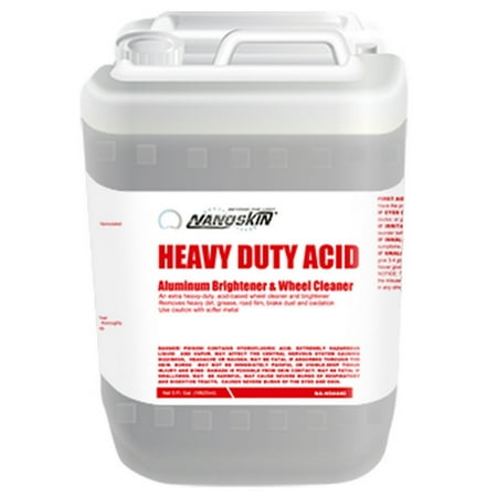 Nanoskin HEAVY DUTY ACID Aluminum Brightener & Wheel Clea ner (Dilution Ratio: 4:1) - 5 Gallon