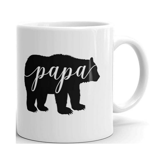Papa Bear Father Dad Daddy Coffee Tea Ceramic Mug Office Work Cup Gift 11oz