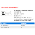 thumbnail image 2 of Oil Separator - Compatible with 2010 - 2013 BMW X5 2011 2012, 2 of 2