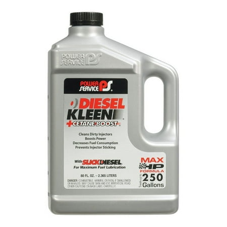 Diesel Fuel Additive, Amber, 80 oz. POWER SERVICE PRODUCTS 03080-06