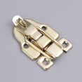 thumbnail image 2 of 2pcs Gift Box Latches Jewelry Box Packing Buckle Antique Wooden Lock Iron Latch Hook Locks with Keyhole (Golden), 2 of 8